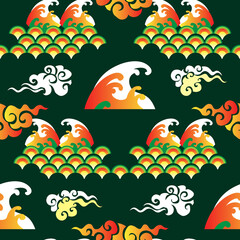 Japanese wave pattern 59