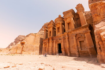 The Monastery (Ad Deir), an example of Nabataean classical style, Petra, Jordan.