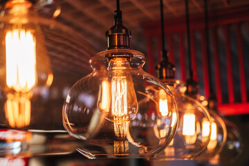 decorative round chandeliers with incandescent lamps with curly sprial