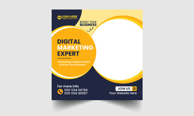 Corporate Social Media Post Design Template