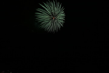 港町の花火大会