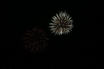港町の花火大会