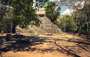 Tulum riviera Maya Coba Ruins Yucatan Peninsula Mexico Ceremonial Mesoamerican Zone