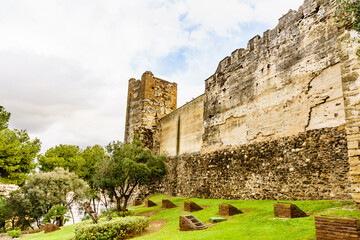 Fototapeta na wymiar Sohail Castle in Fuengirola, Spain