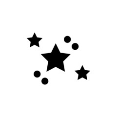 star icon flat style trendy stylist simple