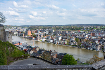Namur, Belgium. Panoramic view of the city.