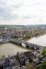 Fototapeta na wymiar Namur, Belgium. Panoramic view of the city.