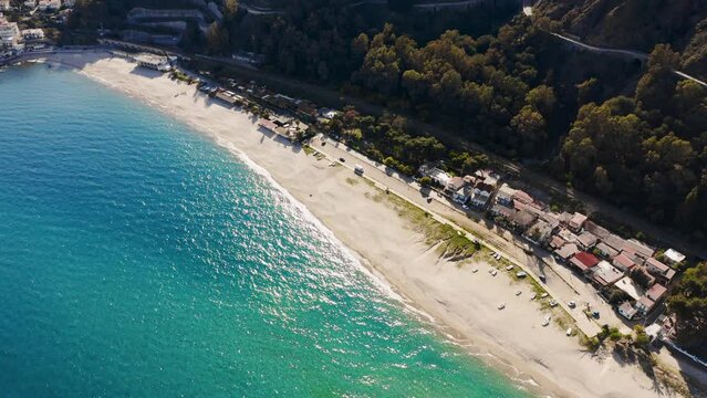 Soverato coast aerial view. Calabria Italy