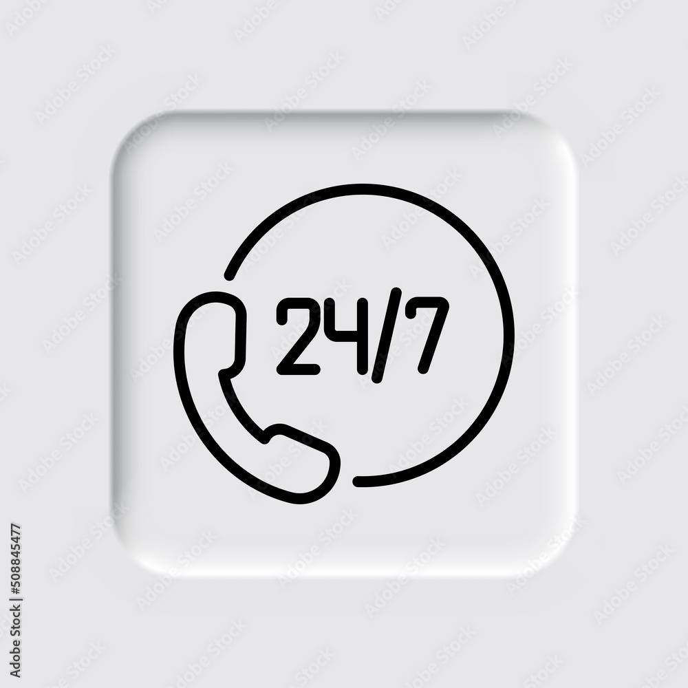 Poster support simple icon vector. flat design. neumorphism design.ai