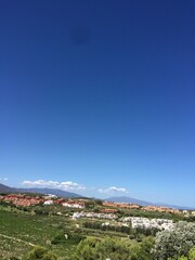 view of the mountains