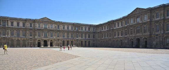 Cours carre in the Louvre museum (Paris, France) 