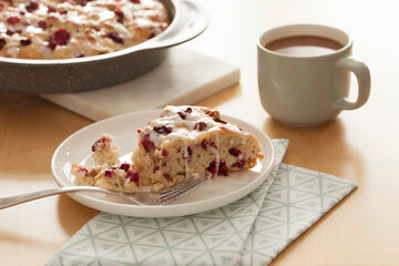 Cranberry Coffee Cake for Breakfast or Brunch