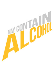 Fototapeta premium Kann Alkohol enthalten Text 