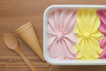 pink and white chocolate