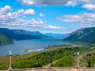 Obraz na płótnie Canvas Columbia River Gorge from Crown Point - OR