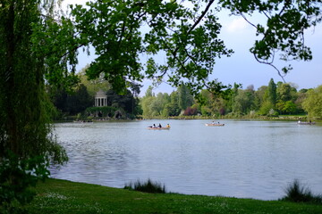 The Daumesnil lake in the east of Paris. The 24th May 2022, France.