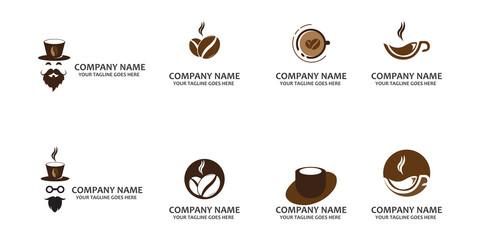 coffee bean icon vector
