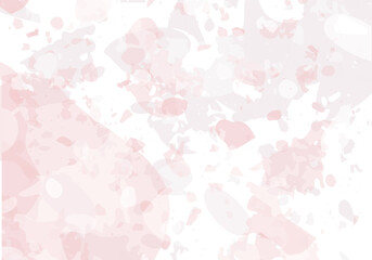 Terrazzo modern abstract template. Pink and grey