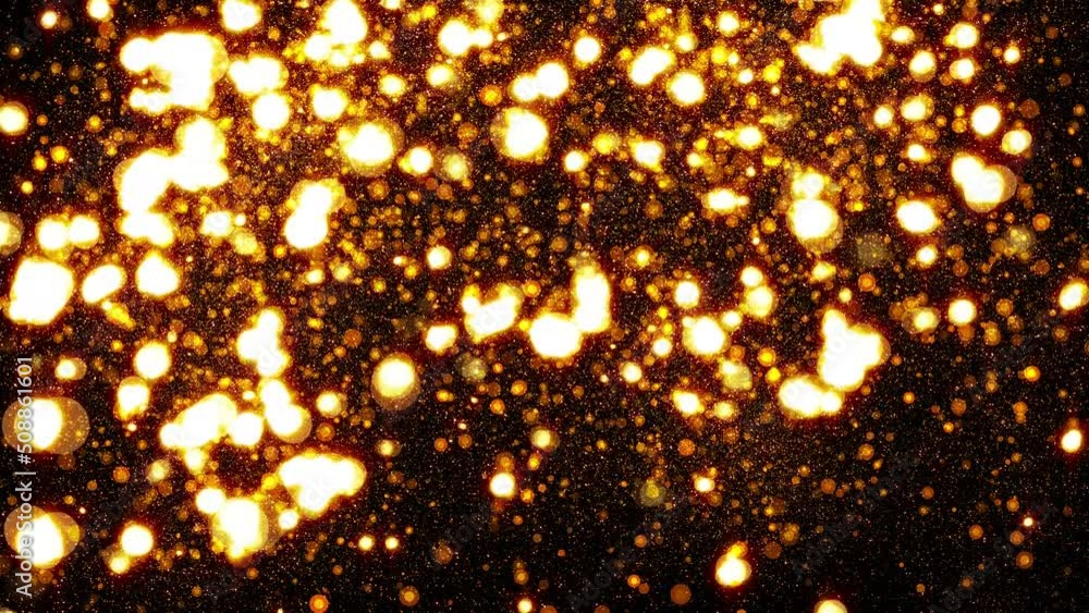 Poster embers particles. computer generated 3d render