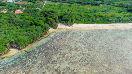 【空撮】石垣島 米原ビーチ