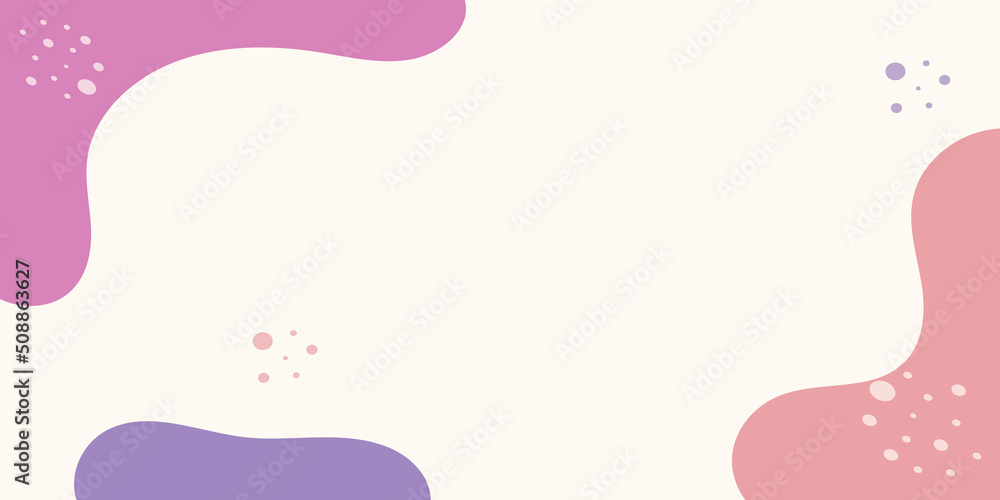 Wall mural abstract creative backgrounds in minimal trendy style with copy space for text.