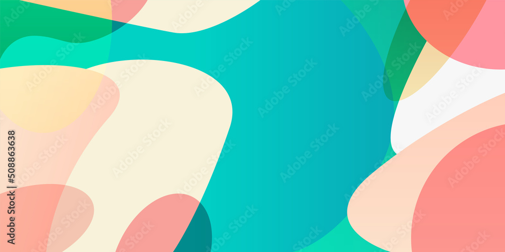 Wall mural abstract creative backgrounds in minimal trendy style with copy space for text.