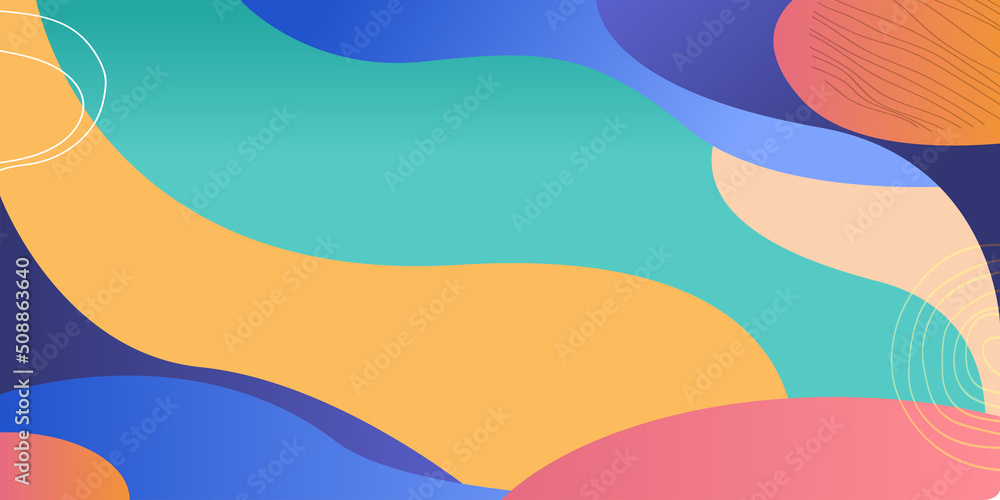 Wall mural abstract creative backgrounds in minimal trendy style with copy space for text.