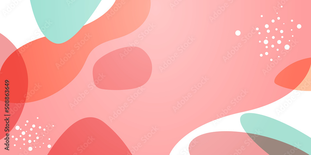 Wall mural abstract creative backgrounds in minimal trendy style with copy space for text.