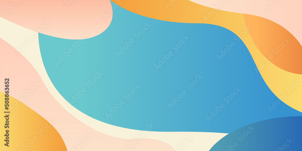 Sticker abstract creative backgrounds in minimal trendy style with copy space for text.
