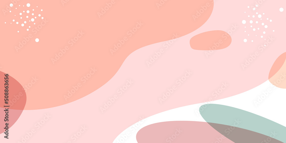 Wall mural abstract creative backgrounds in minimal trendy style with copy space for text.