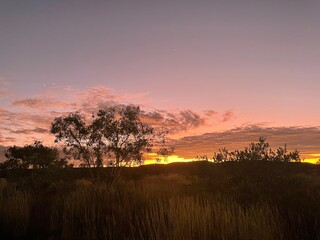 Sunrise in a Pilbara Mining Camp
