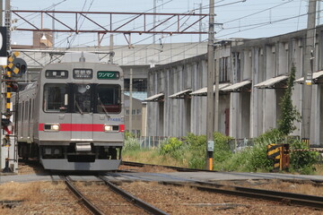 Obraz premium 富山地方鉄道の電車