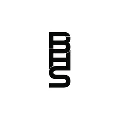 bhs letter original monogram logo design