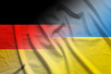 Germany and Ukraine government flag international negotiation UKR DEU