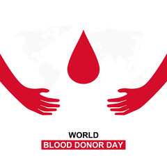 banner design for world blood donation day