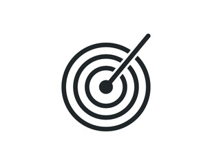 Target Icon vector. symbol for website Computer and mobile vector.