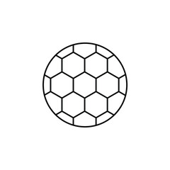 Fototapeta premium Volleyball, Sport, Ball, Game Thin Line Icon Vector Illustration Logo Template. Suitable For Many Purposes.