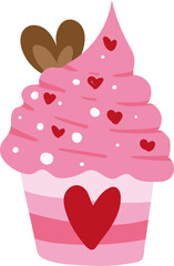 Dessert cartoon concept