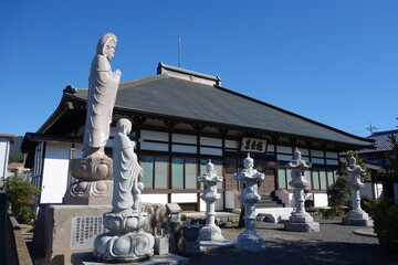 Fototapeta premium 成孝院 本堂 群馬県 沼田市