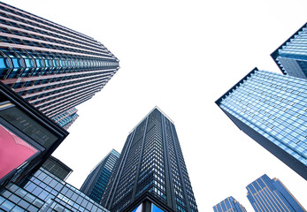 Obraz na płótnie Canvas High-rise buildings in the financial city of Chengdu, China