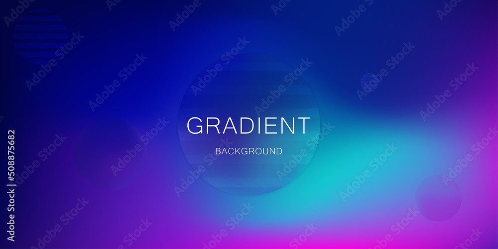 Poster abstract gradient mesh design background