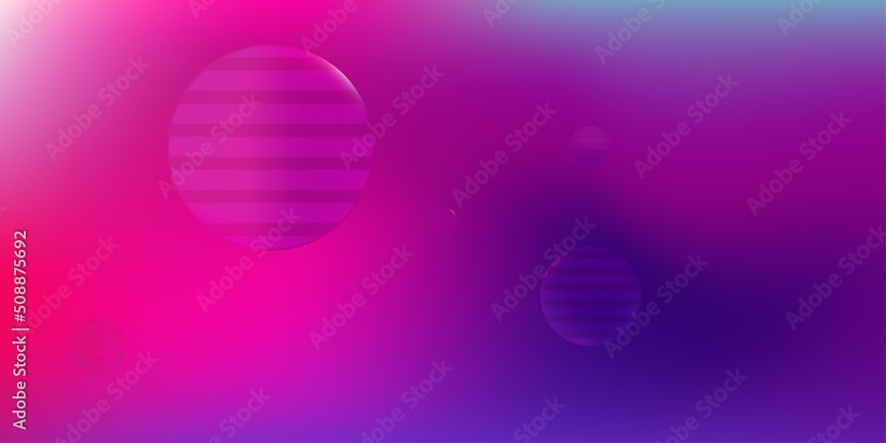 Poster abstract gradient mesh background design