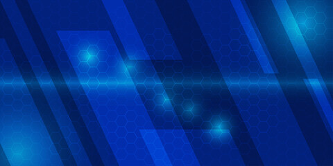 Geometric abstract background with hexagons.
