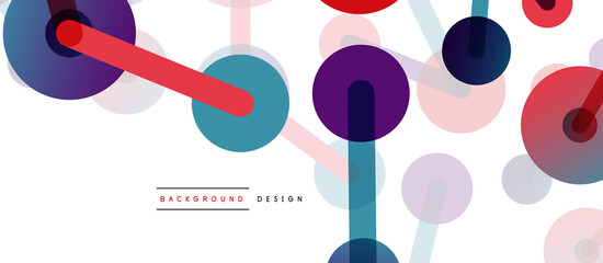 Network concept abstract background. Dots connection. Big data idea. Business template for wallpaper, banner, background or landing