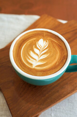 cup of coffee with cinnamon