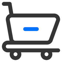 remove from cart icon illustration