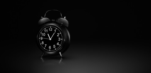 Black Alarm Clock