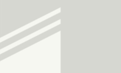 Natural window shadow overlay on grey scandinavian clean wall background. Template for  product presentation, social media, studio photo, mockup