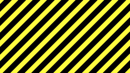 黄色黒斜めストライプ　危険お知らせ背景　16：9　ベクター