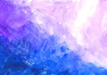 Fototapeta na wymiar Abstract blue and purple watercolor pastel texture background
